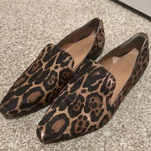Calvin Klein Leopard Flats